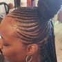 Small Feed-In Ponytail