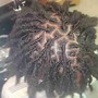 Natural Bantu Knot Twist Out