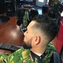 Mens Haircut w/ face