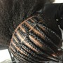 Natural hair Comb Twist