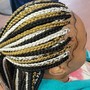 Box Braids middle back