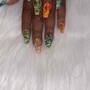 Add Candy/ 3D nail art short/medium