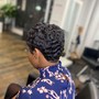 *Short Cut* Shampoo + Curl +shape up (2 hrs)