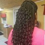 Crochet Braids with tapered sides