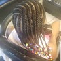 Kid's Braids with Natural Hair