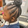 Kid's Braids w/ added Hair