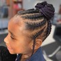 Kid's Braids w/ added Hair