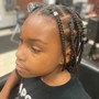 Kid's Braids Natural Hair No beads- Basic Style