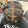 Kid's Braids Natural Hair No beads- Basic Style