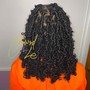 Bob length butterfly locs