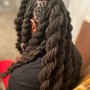 Marley Twists over locs