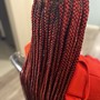 Large knotless Goddess Braids