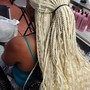 Box Braids middle back