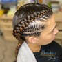 Feed-in Braids (Mid-Back)