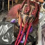 Small Tribal w/Smedium Box Braids-Waist Length