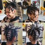 Mohawk Updo (natural hair)