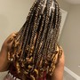 Adding curls to braids*