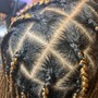 Medium Knotless Braids