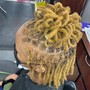 High Top Fade Starter Locs (2 strand or coil method)