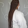 Natural Hair Braid Up