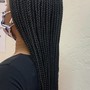 Wig braid down 6-10 braids