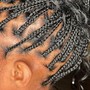 Cornrows on natural hair