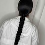 Braided ponytail