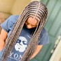 Medium Knotless individual Braids