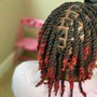 Two strand loc style