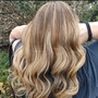 Highlights balayage with toner  full head