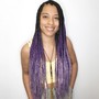 Boho knotless braids (human hair)