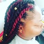 Kid's Braids w/ Hair Added