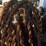 Loc Retwist: FOR SHAVED SIDES/ BACK ONLY- Small $100 , Medium $90, Large $80  (extremely dense $30 upcharge) Shampoo no upcharge