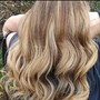 Highlights balayage with toner  full head