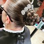 Wedding updo and events