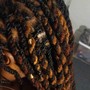 Loc Retwist: FOR SHAVED SIDES/ BACK ONLY- Small $100 , Medium $90, Large $80  (extremely dense $30 upcharge) Shampoo no upcharge