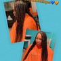 Small Knotless Box Braids