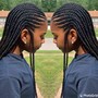 Medium Boho Knotless Braids Ages 10-16