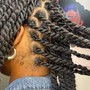 Mini Twists on natural hair