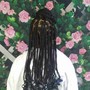 Med Knotless Braids - Waist Length