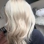 Bleach (on the scalp) and Tone