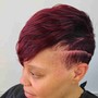 Relaxer and pixie style