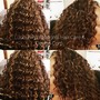 2 Braids to the back style