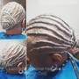 Flat Twists Updo Style  / Hair Added