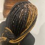 Wig braid down