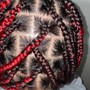 M Knotless Braids (Mid-back)