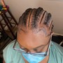 Med Boho knotless BOB