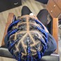 Cornrows with designs