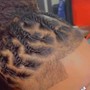 Natural hair Twists (double strands)