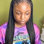 Knee length knotless Braids